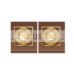 Поздравителна картичка ,,Честити 50" - ПД 0384 1-PD-0384