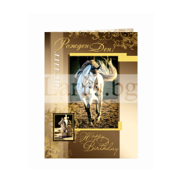 Луксозна картичка за рожден ден за мъж - 1-PD-0766