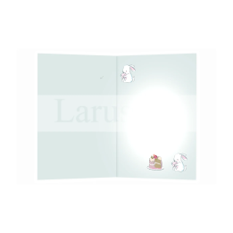 Поздравителна двойна картичка 0798 1-PD-0798