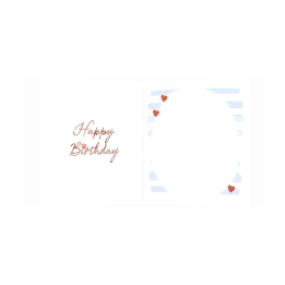 Детска картичка за рожден ден - момиченце | 1-PD-0806