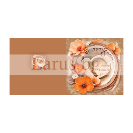 Двойна картичка за 8-ми март - флорален дизайн | PD-0853