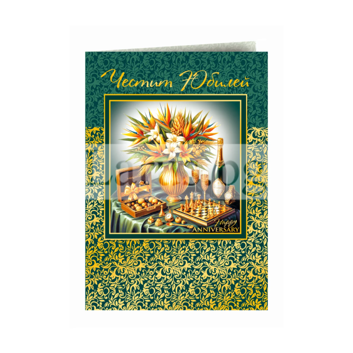 Двойна картичка „Златен миг“ - ПД 0900 1-PD-0900