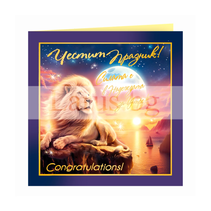 Поздравителна картичка ,,Фантазията вътре в теб" - ПД 0911 1-PD-0911