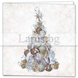 Зимна двойна картичка 0967 1-ZD-0967