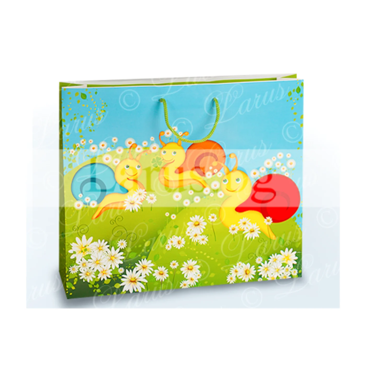 Подаръчна торбичка с охлюви за деца 0063 | 13-PT-0063