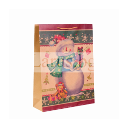 Коледна подаръчна торбичка 50х38 см - 13-PT-0202