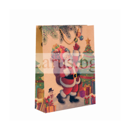 Коледна подаръчна торбичка 50х38х13 см - 13-PT-0203