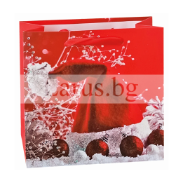 Новогодишна подаръчна торбичка 331 | Празнична опаковка