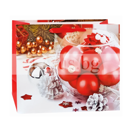 Новогодишна подаръчна торбичка 341 - Празнична опаковка