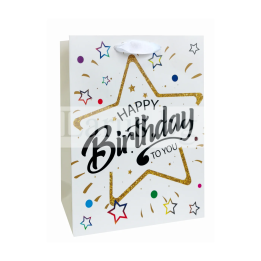 Подаръчна торбичка за рожден ден - 30х12х40см