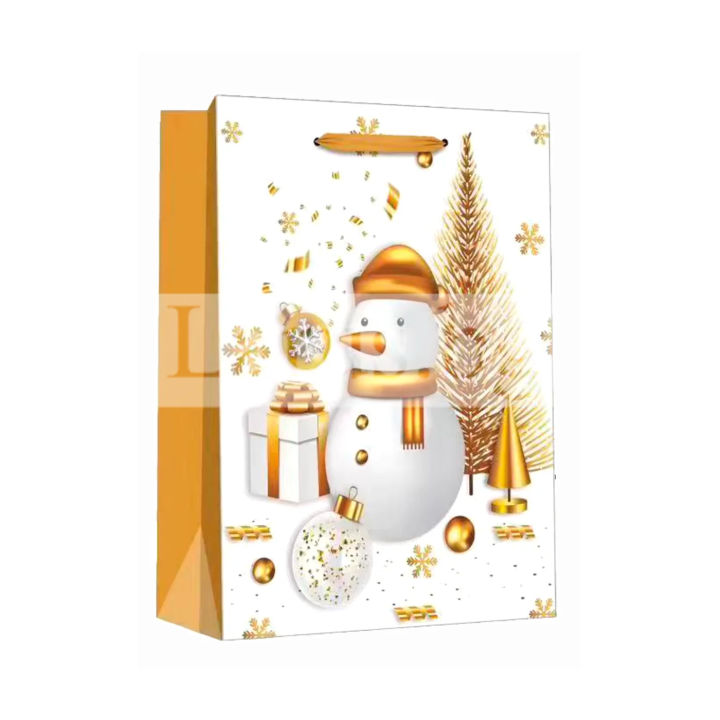 Коледна подаръчна торбичка 18x8x23 см - 13-PT-0598