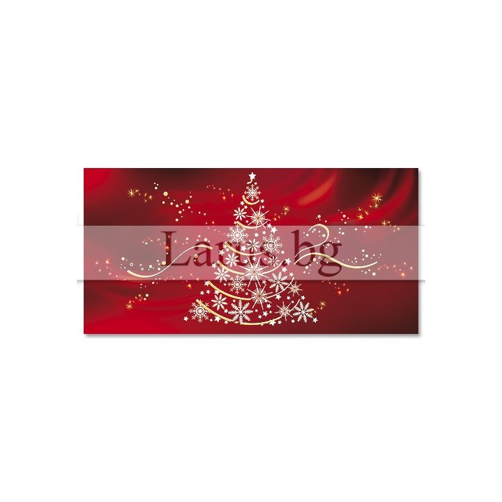 Зимна единична картичка 0193 1-ZE-0193