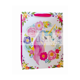 Подаръчна торбичка с еднорог за детски подарък