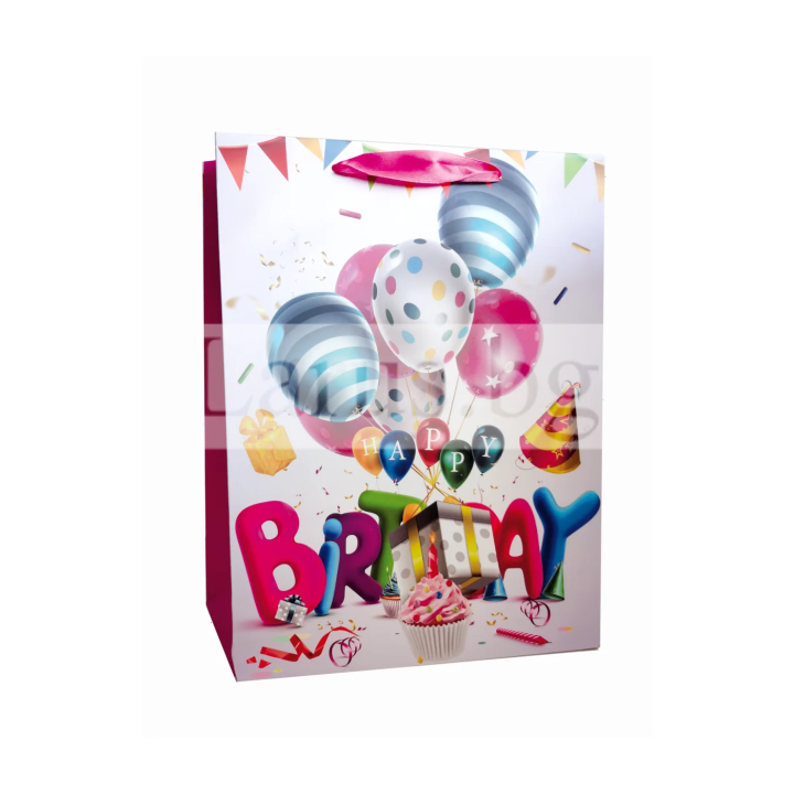 Подаръчна торбичка за рожден ден 30х12х40см