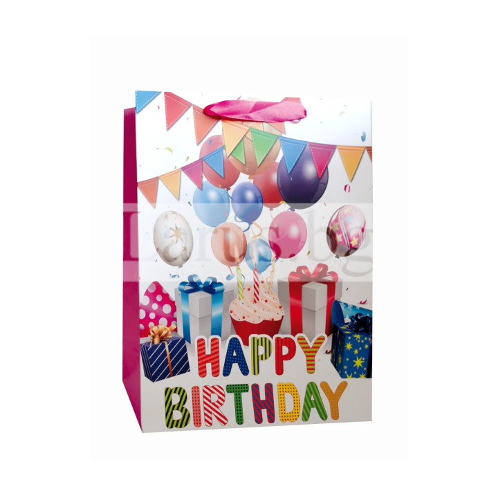Подаръчна торбичка за рожден ден 30х12х40см
