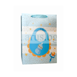 Подаръчна торбичка за бебе момче - 30х12х40 см