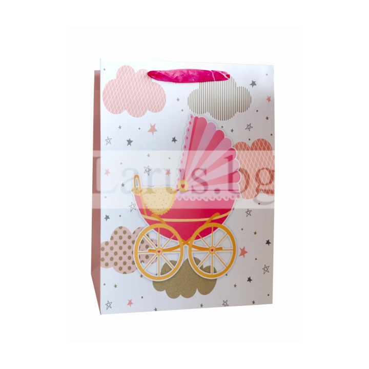 Подаръчна торбичка за бебе - 30х12х40см