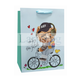 Детска подаръчна торбичка с мече - 13-PT-0722