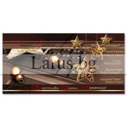 Коледна и новогодишна картичка 1-ZE-0212