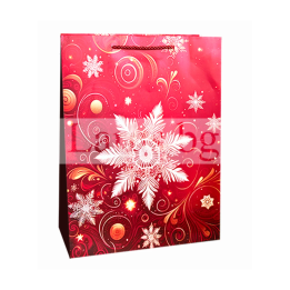 Коледна подаръчна торбичка 26х32х10 см - 13-PT-0818