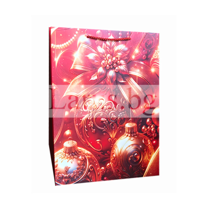 Коледна подаръчна торбичка 13-PT-0824 | Празничен дизайн