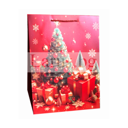 Коледна подаръчна торбичка PT-0827 | 26х32 см