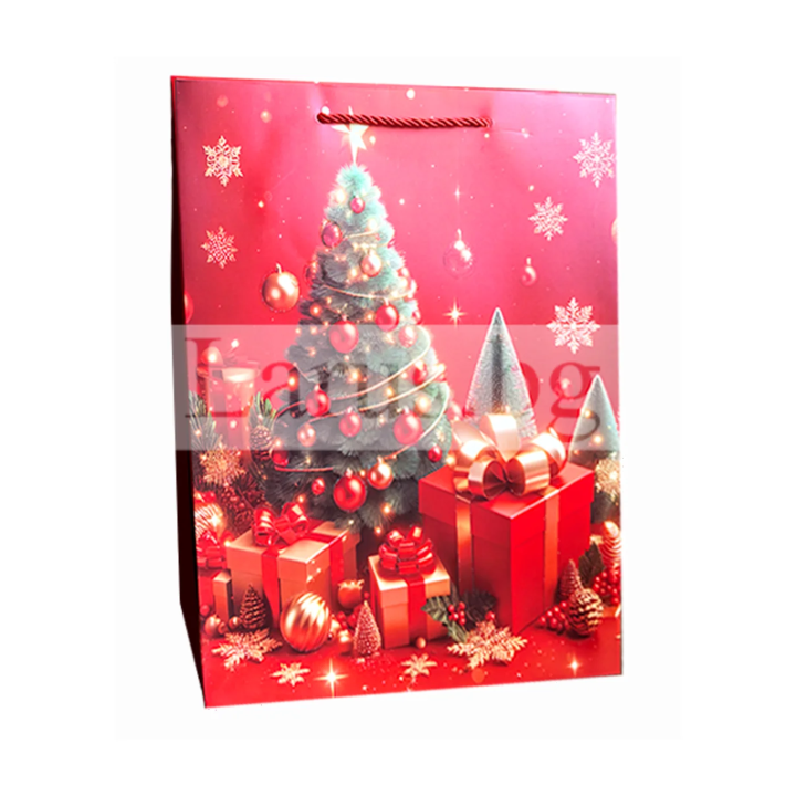 Коледна подаръчна торбичка PT-0828 | Празнична опаковка
