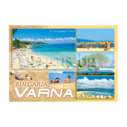 Пощенска картичка Варна и Св. Св. Константин и Елена