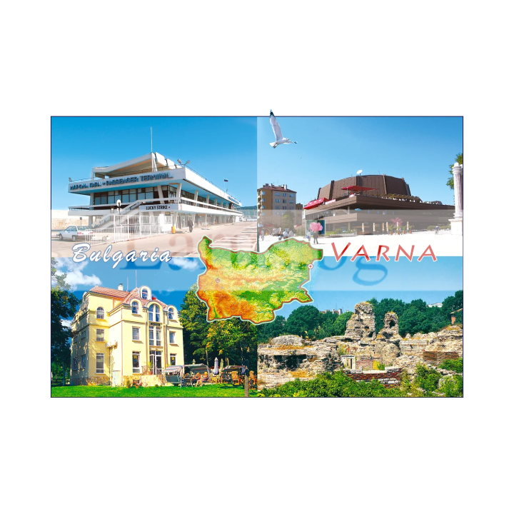 Пощенска картичка Варна - 1-VN-0023