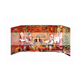 Зимна двойна картичка 0856 1-ZD-0856