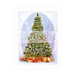 Зимна двойна картичка 0873 1-ZD-0873