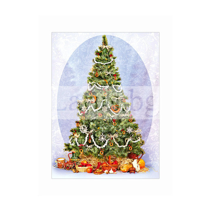 Зимна двойна картичка 0873 1-ZD-0873