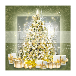 Зимна двойна картичка 1053 1-ZD-1053