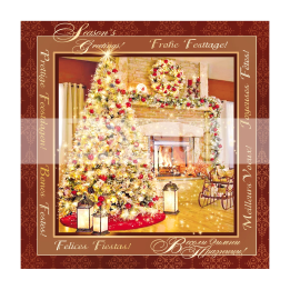 Зимна двойна картичка 1060 1-ZD-1060