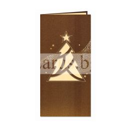 Зимна двойна картичка 1081 1-ZD-1081