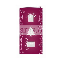 Зимна двойна картичка 1088 1-ZD-1088