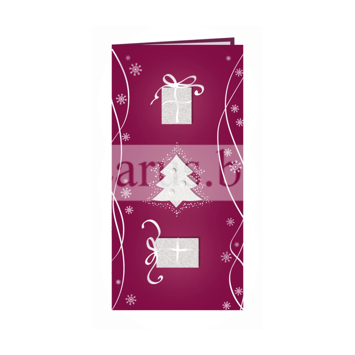 Зимна двойна картичка 1088 1-ZD-1088