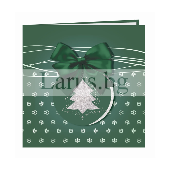 Зимна двойна картичка 1089 1-ZD-1089