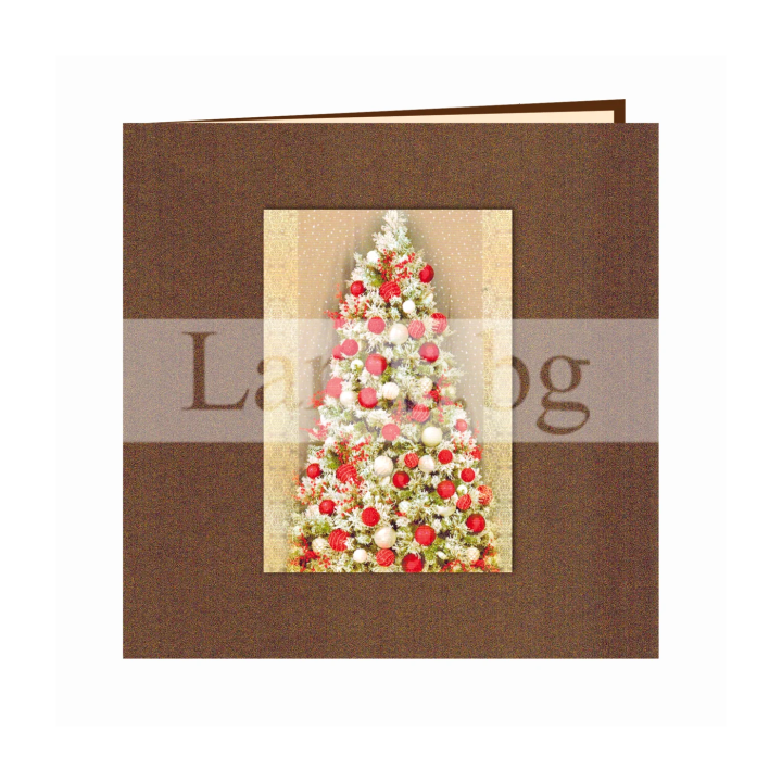 Зимна двойна картичка 1106 1-ZD-1106