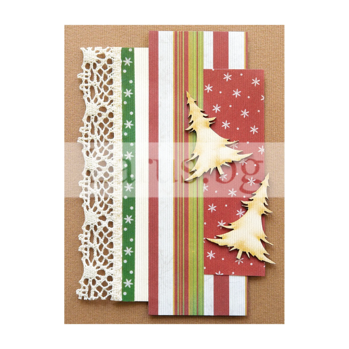 Зимна двойна картичка 1119 1-ZD-1119