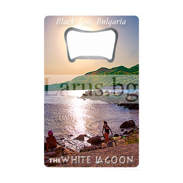 Магнитен сувенир-отварачка The White Lagoon | Българско Черноморие
