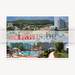Пощенска картичка Албена - Летни спомени от Черноморието