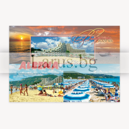 Пощенска картичка Албена - Летен спомен от България