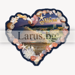 Пощенска картичка Албена - вечерен изглед | Сувенири от Черноморието