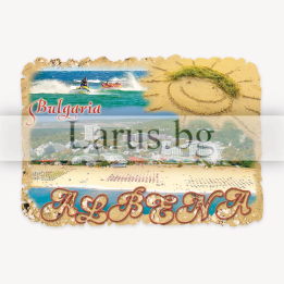 Магнитен сувенир Албена, България - Сувенири от дърво