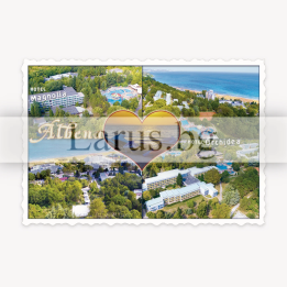 Магнитен сувенир Албена - хотел Магнолия и Орхидея