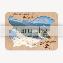 Магнитен сувенир Боровец - Рила планина