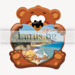 Магнитен сувенир мече - Бяла | Сувенири от България