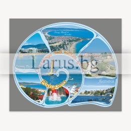 Пощенска картичка Слънчев бряг и Несебър - 1-BG-0040