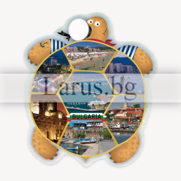 Магнитен сувенир Костенурка България - Морски сувенир
